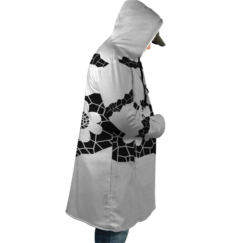 Daki Kimono Pattern Demon Slayer Dream Cloak Coat - Image 4