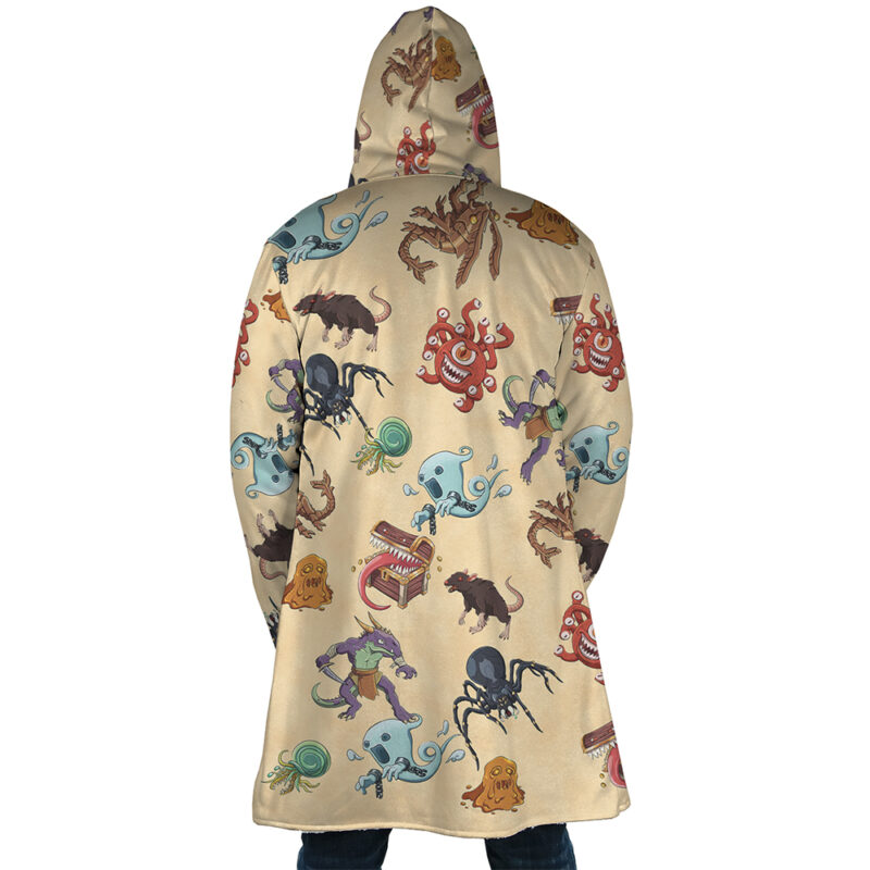 Dungeons and Dragons Pattern Dream Cloak Coat - Image 6