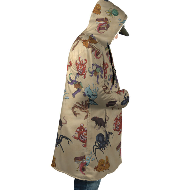 Dungeons and Dragons Pattern Dream Cloak Coat - Image 4