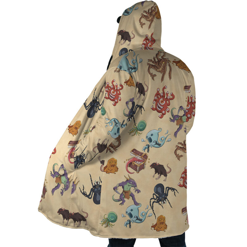 Dungeons and Dragons Pattern Dream Cloak Coat - Image 5