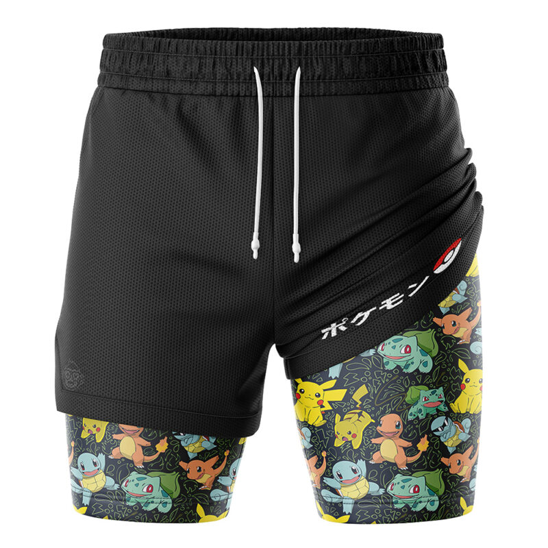 First Partner Pokemon 2-in-1 Performance Shorts - Image 3