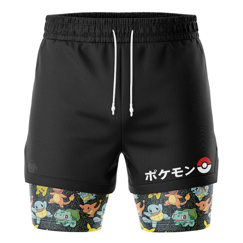 First Partner Pokemon 2-in-1 Performance Shorts - Image 2