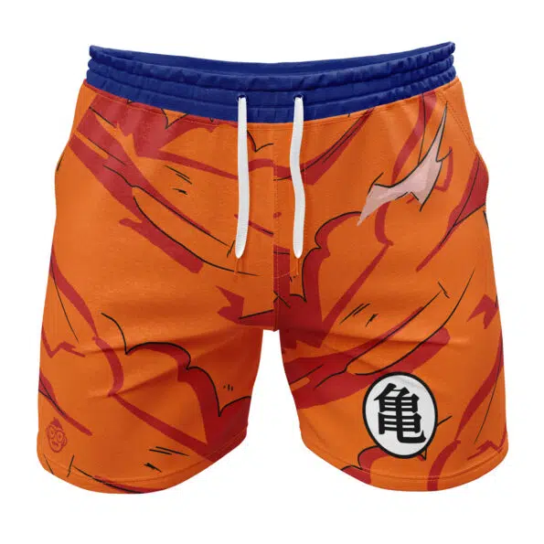 Goku Torn Gi Dragon Ball Z Gym Shorts
