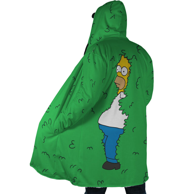 Homer Bush Meme The Simpsons Dream Cloak Coat - Image 5