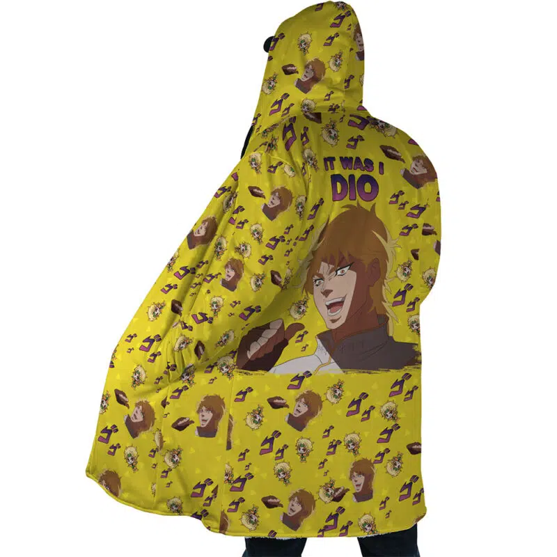 It Was Me Dio Jojo's Bizarre Adventure Dream Cloak Coat - Image 5