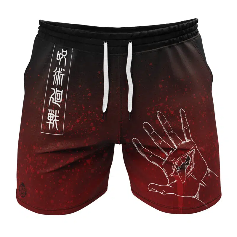 Itadori Yuji Hand Jujutsu Kaisen Gym Shorts