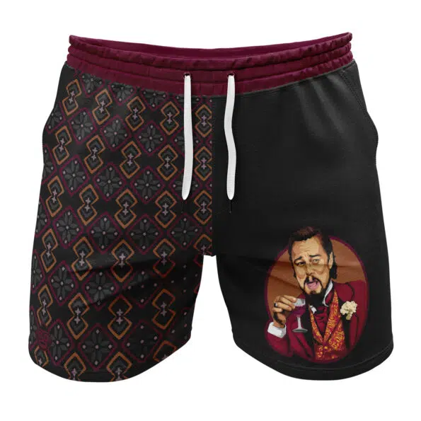 Laughing Leo DiCaprio Meme Gym Shorts