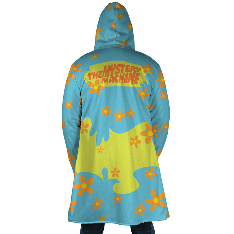Mystery Machine Pattern Scooby Doo Dream Cloak Coat - Image 6