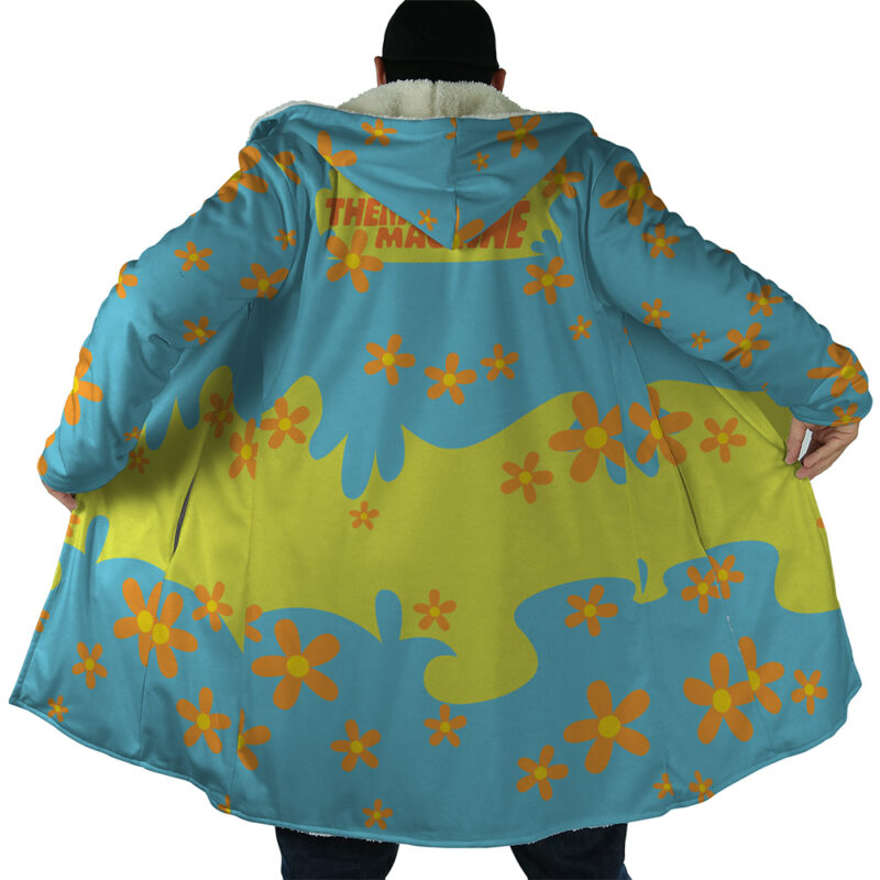 Mystery Machine Pattern Scooby Doo Dream Cloak Coat - Image 2