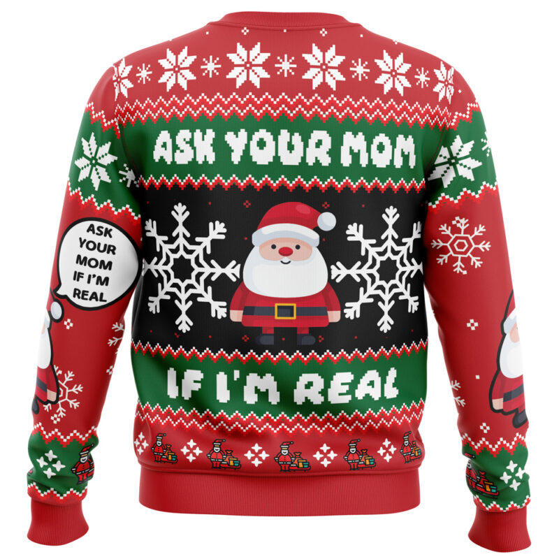 Santa Your Mom Ugly Christmas Sweater - Image 2