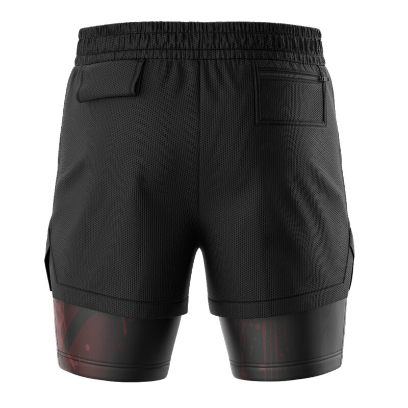 Tekkadan Iron Blooded Orphans Gundam 2-in-1 Performance Shorts - Image 4