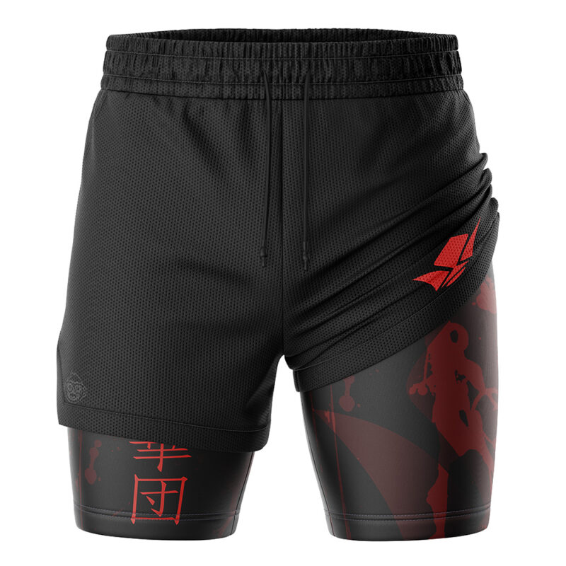 Tekkadan Iron Blooded Orphans Gundam 2-in-1 Performance Shorts - Image 3