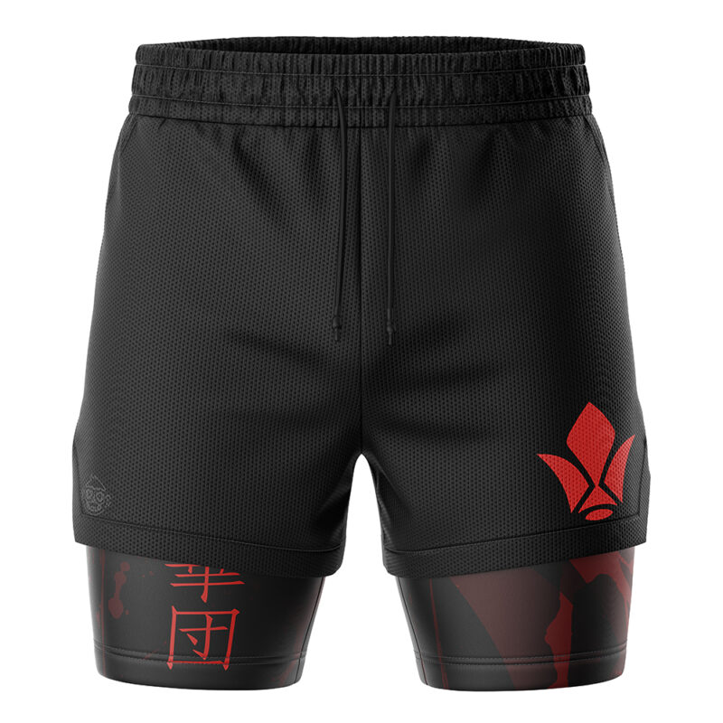 Tekkadan Iron Blooded Orphans Gundam 2-in-1 Performance Shorts - Image 2
