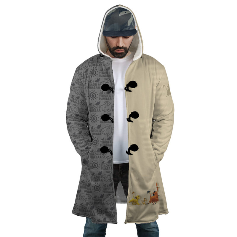 Timon and Pumbaa Lion King Dream Cloak Coats - Image 3