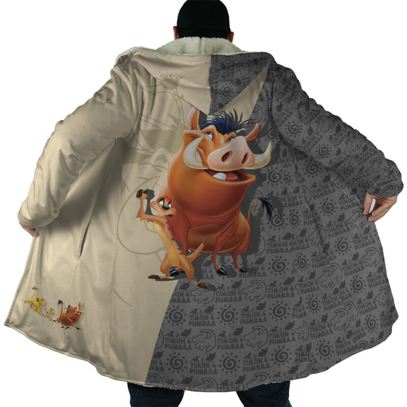 Timon and Pumbaa Lion King Dream Cloak Coats - Image 2