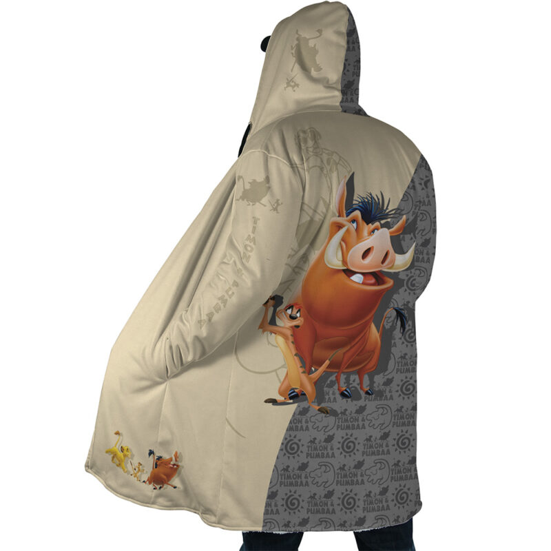 Timon and Pumbaa Lion King Dream Cloak Coats - Image 5