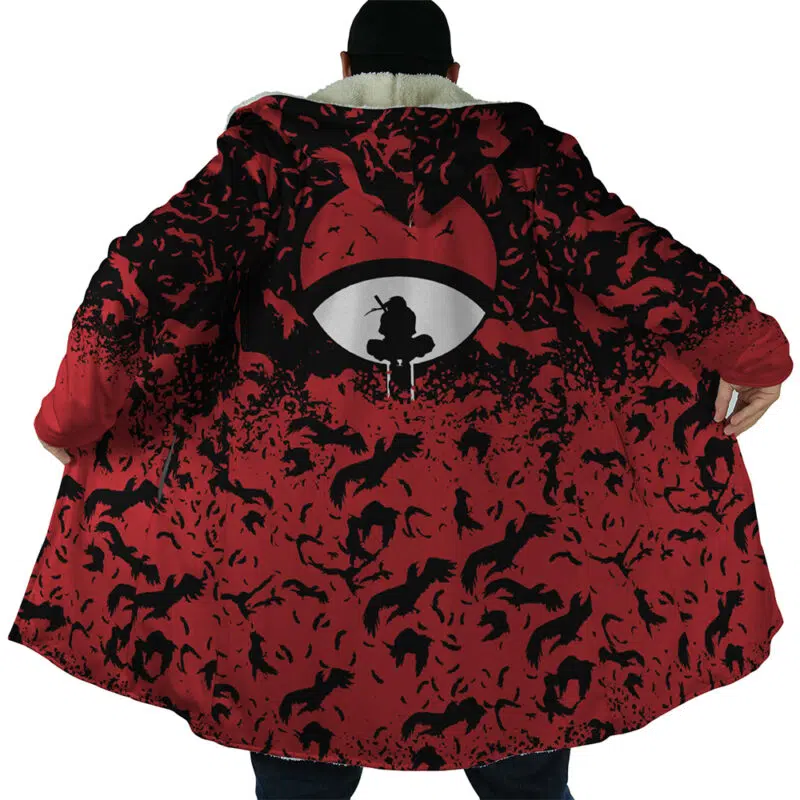 Uchiha Symbol Itachi Shippuden Dream Cloak Coat - Image 2