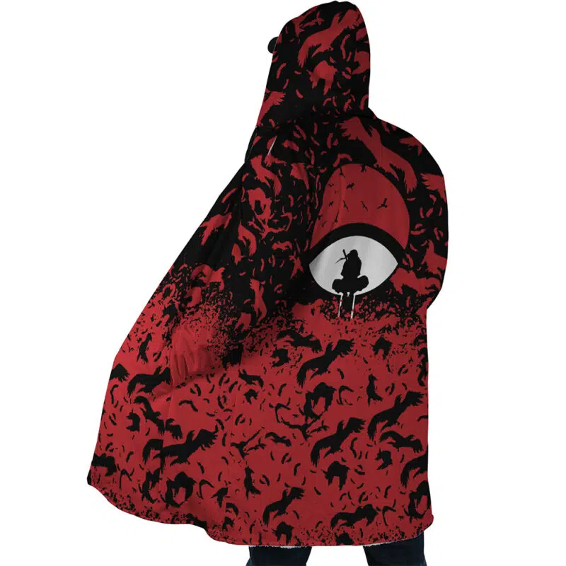 Uchiha Symbol Itachi Shippuden Dream Cloak Coat - Image 5