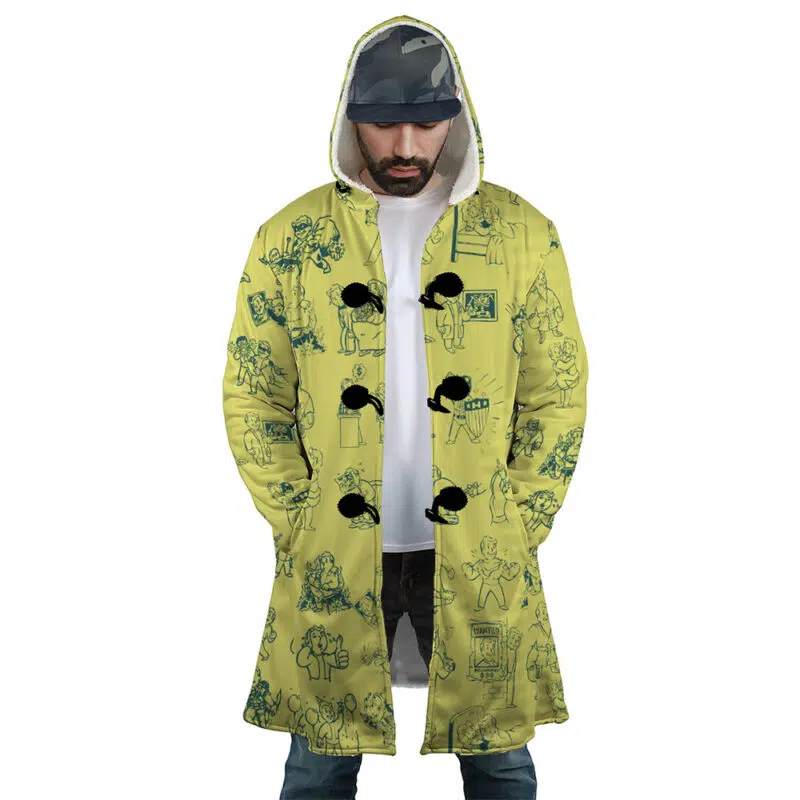 Vault Boy Fallout Dream Cloak Coat - Image 3