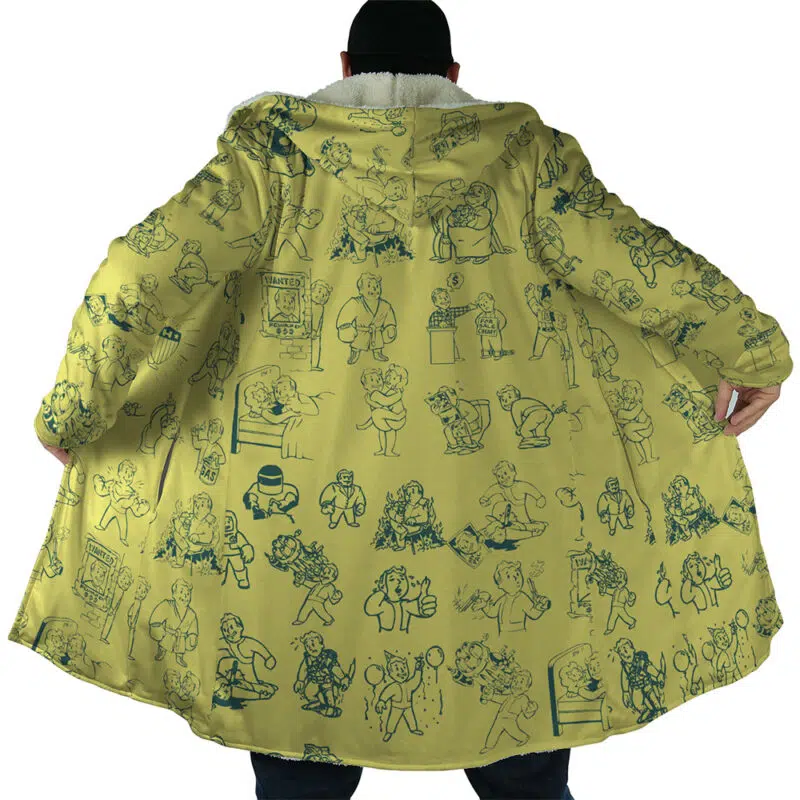 Vault Boy Fallout Dream Cloak Coat - Image 2