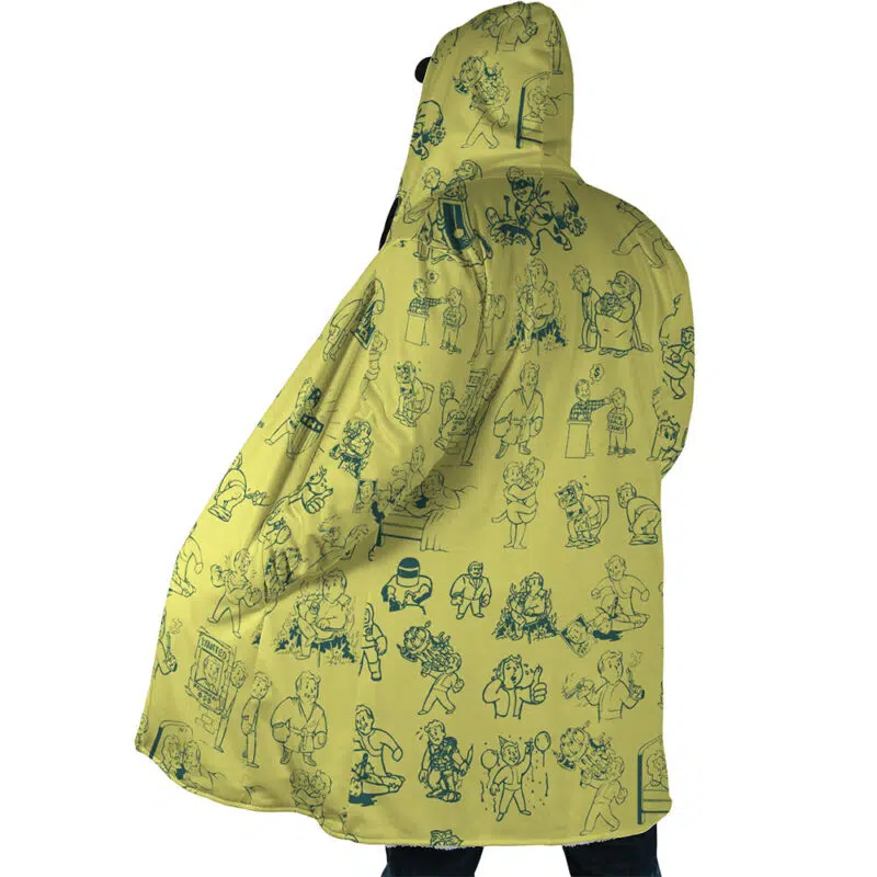 Vault Boy Fallout Dream Cloak Coat - Image 5