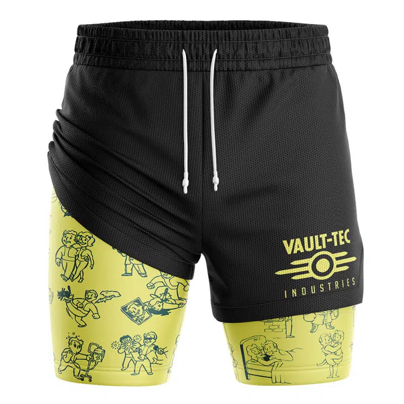 Vault Boy Fallout 2-in-1 Performance Shorts