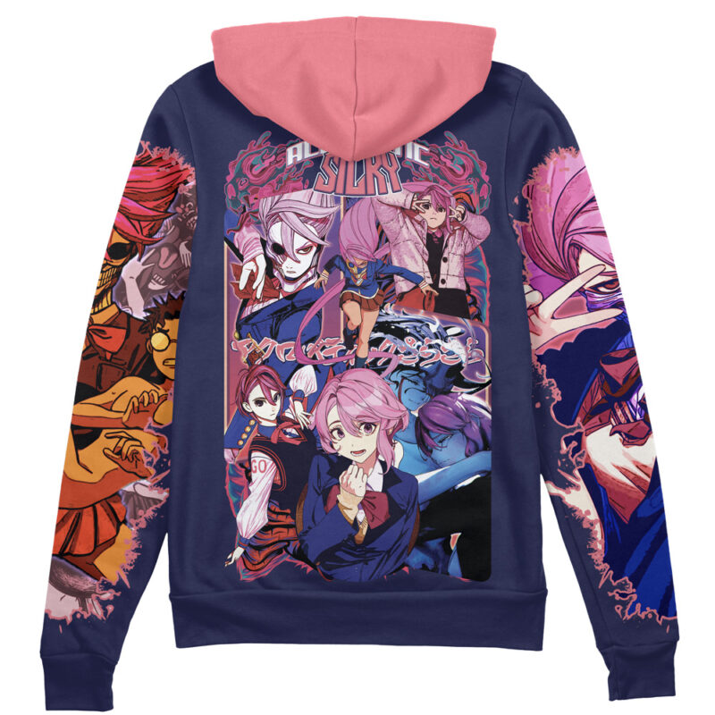 Shiratori Aira Dandadan Streetwear Zip Hoodie Jacket
