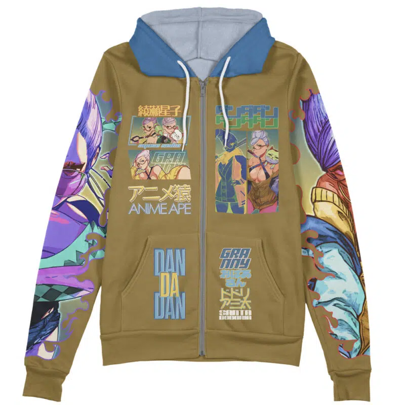 Ayase Seiko Dandadan Streetwear Zip Hoodie Jacket - Image 2