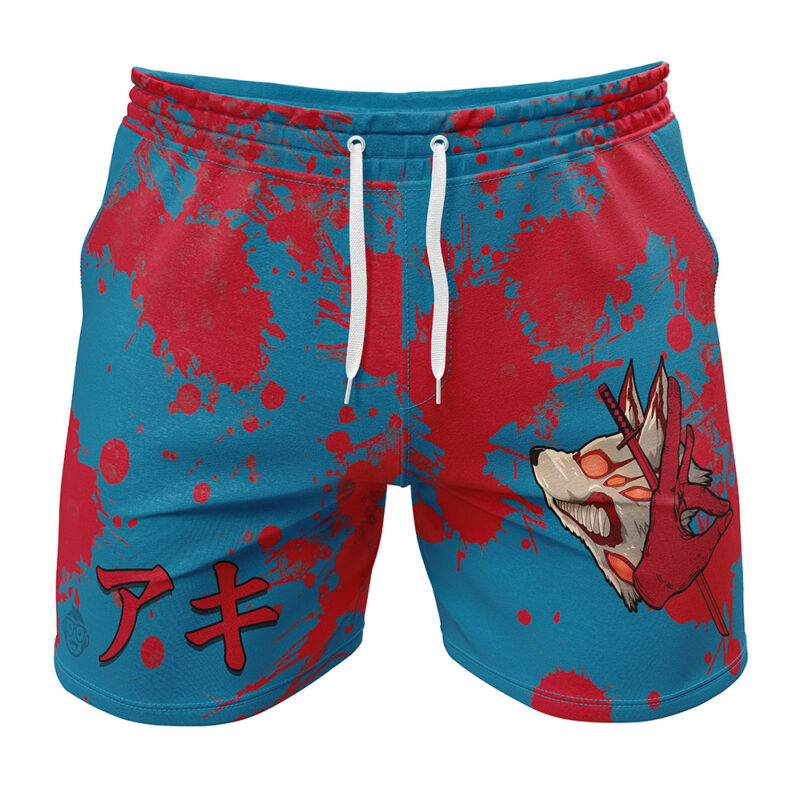 Aki Chainsaw Man Gym Shorts