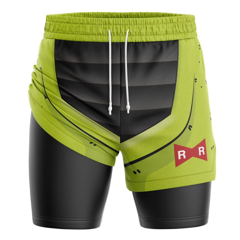 Android 16 DBZ 2-in-1 Performance Shorts - Image 2