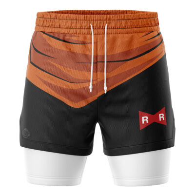 Android 17 V1 DBZ 2-in-1 Performance Shorts