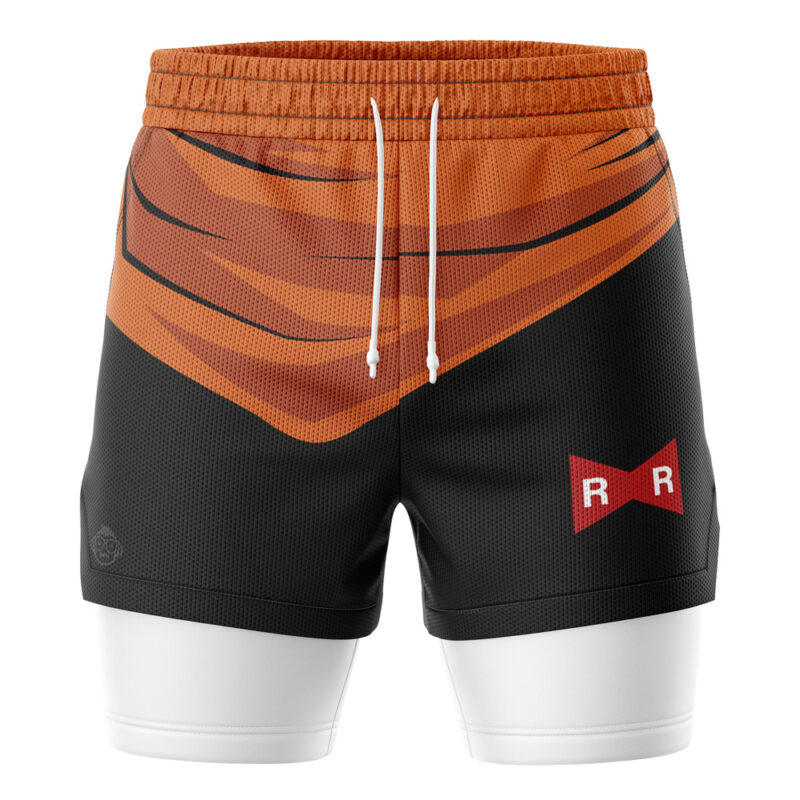 Android 17 V1 DBZ 2-in-1 Performance Shorts