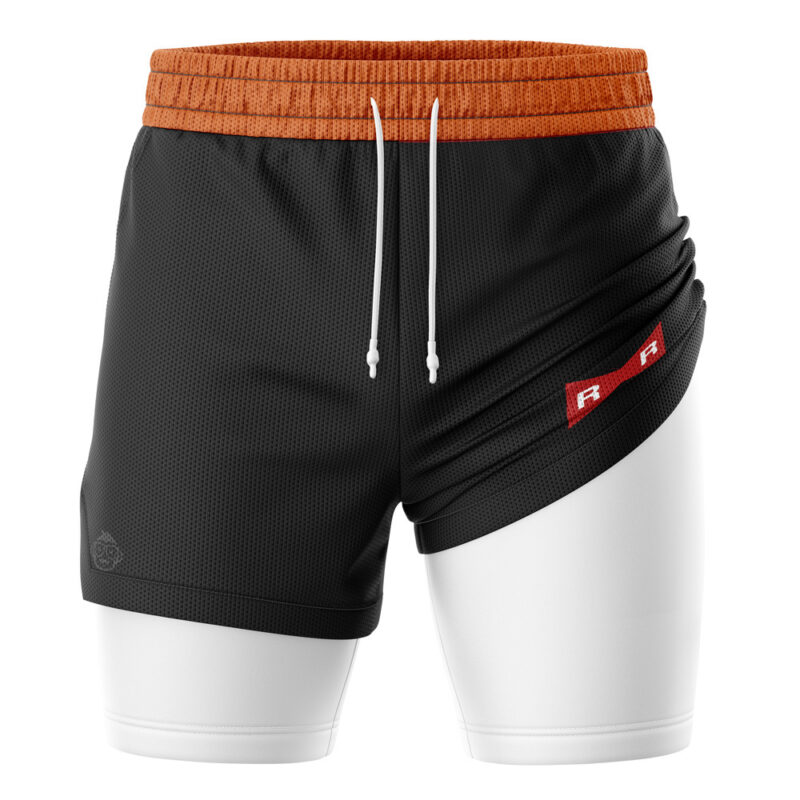 Android 17 V2 DBZ 2-in-1 Performance Shorts - Image 3