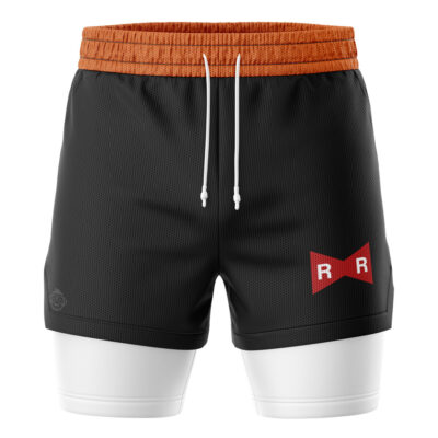 Android 17 V2 DBZ 2-in-1 Performance Shorts