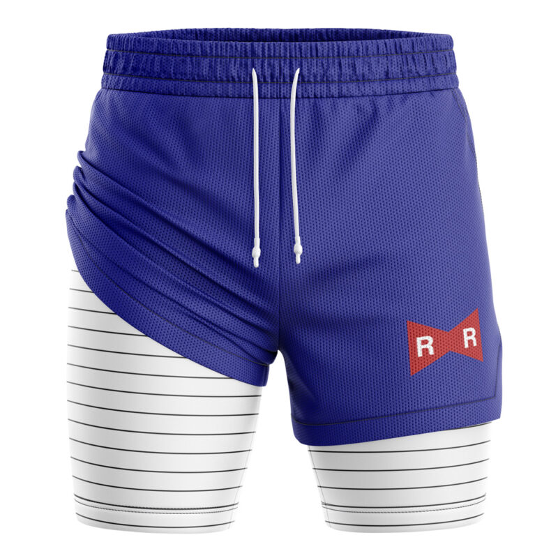 Android 18 DBZ 2-in-1 Performance Shorts
