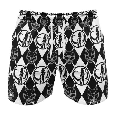 Argyle Black Ranger Power Rangers Gym Short