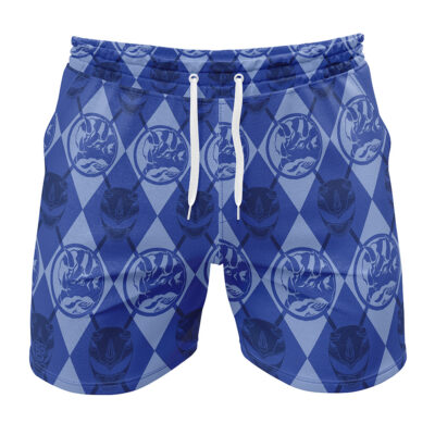 Argyle Blue Ranger Power Rangers Gym Short