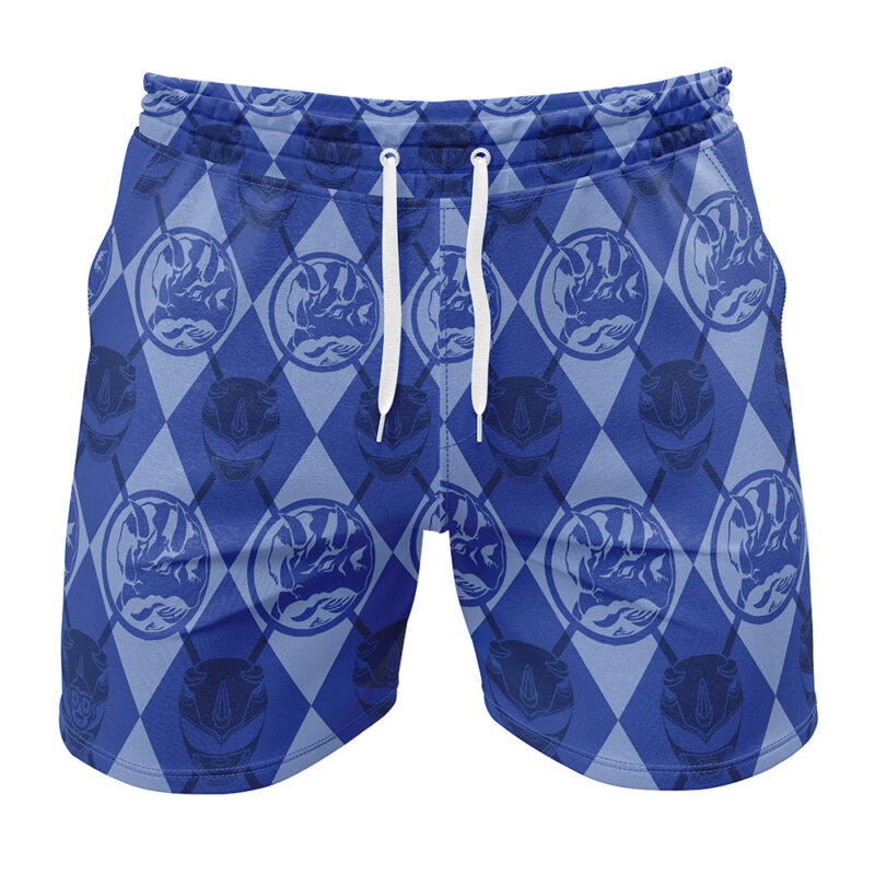Argyle Blue Ranger Power Rangers Gym Short