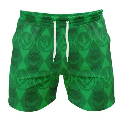 Argyle Green Ranger Power Rangers Gym Short