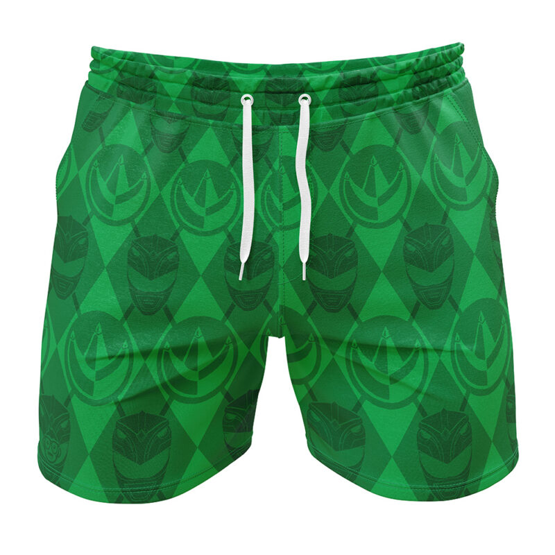 Argyle Green Ranger Power Rangers Gym Short