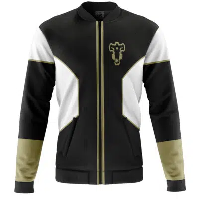 Asta Black Bulls Black Clover Bomber Jacket