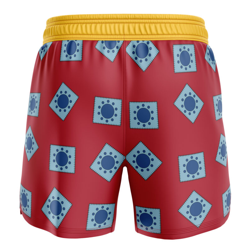 Luffy Wano pattern One Piece BBJ MMA Fight Shorts - Image 2