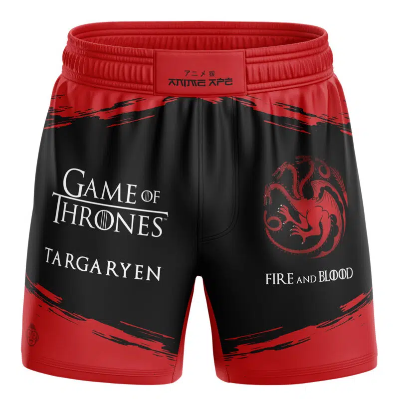 House Targaryen Game of Thrones BBJ MMA Fight Shorts