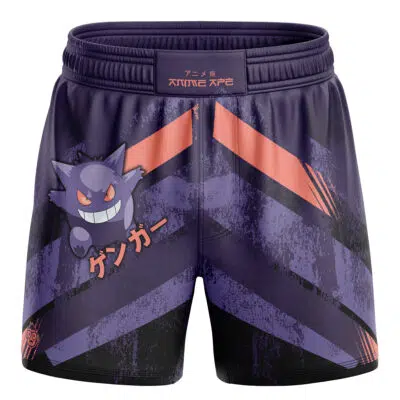 Gengar V1 Pokemon BBJ MMA Fight Shorts