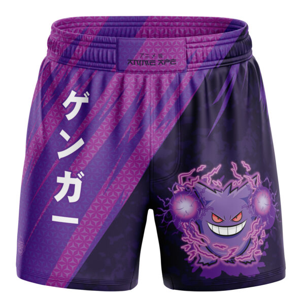 Gengar Attack Pokemon BBJ MMA Fight Shorts