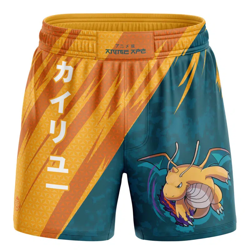 Dragonite Attack Pokemon BJJ MMA Fight Shorts