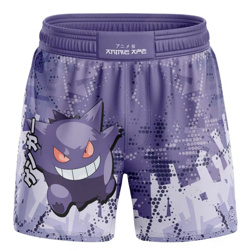 Gengar V2 Pokemon BBJ MMA Fight Shorts