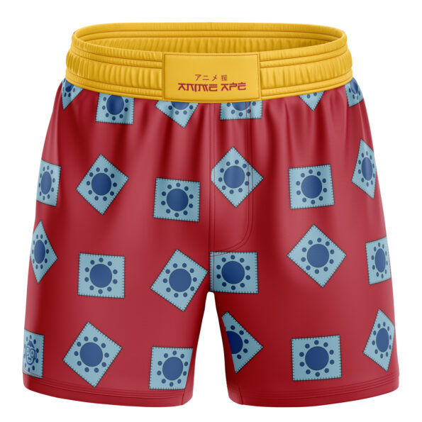 Luffy Wano pattern One Piece BBJ MMA Fight Shorts