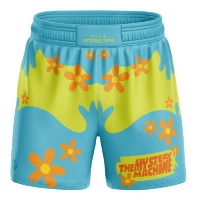 Mystery Machine Pattern Scooby Doo BBJ MMA Fight Shorts
