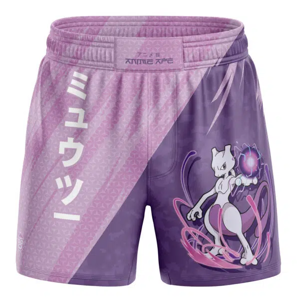 Mewtwo Attack Pokemon BBJ MMA Fight Shorts